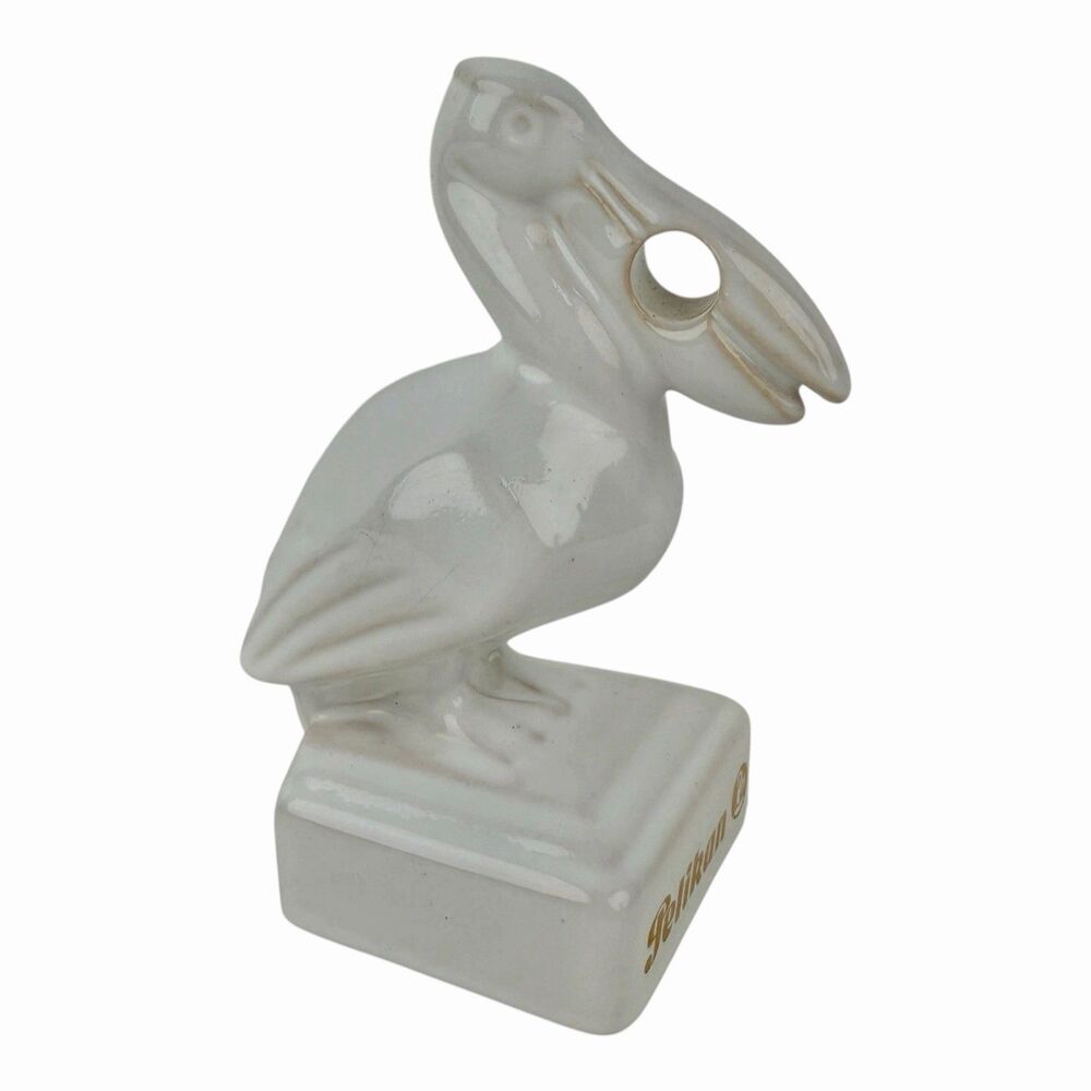 Pelikan White Ceramic Pen Stand For 1 Pen